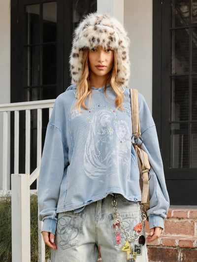Sudadera con capucha Madonna Shine-376