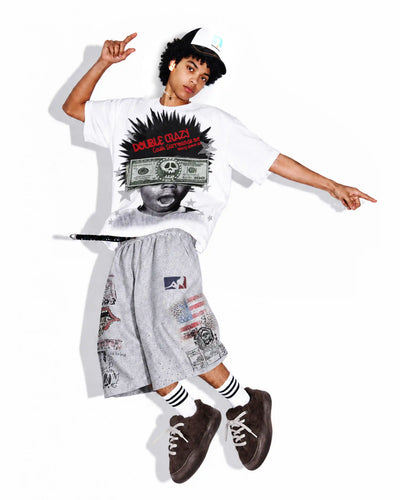 Bling Cash Afro Kid Boxy Tee-573