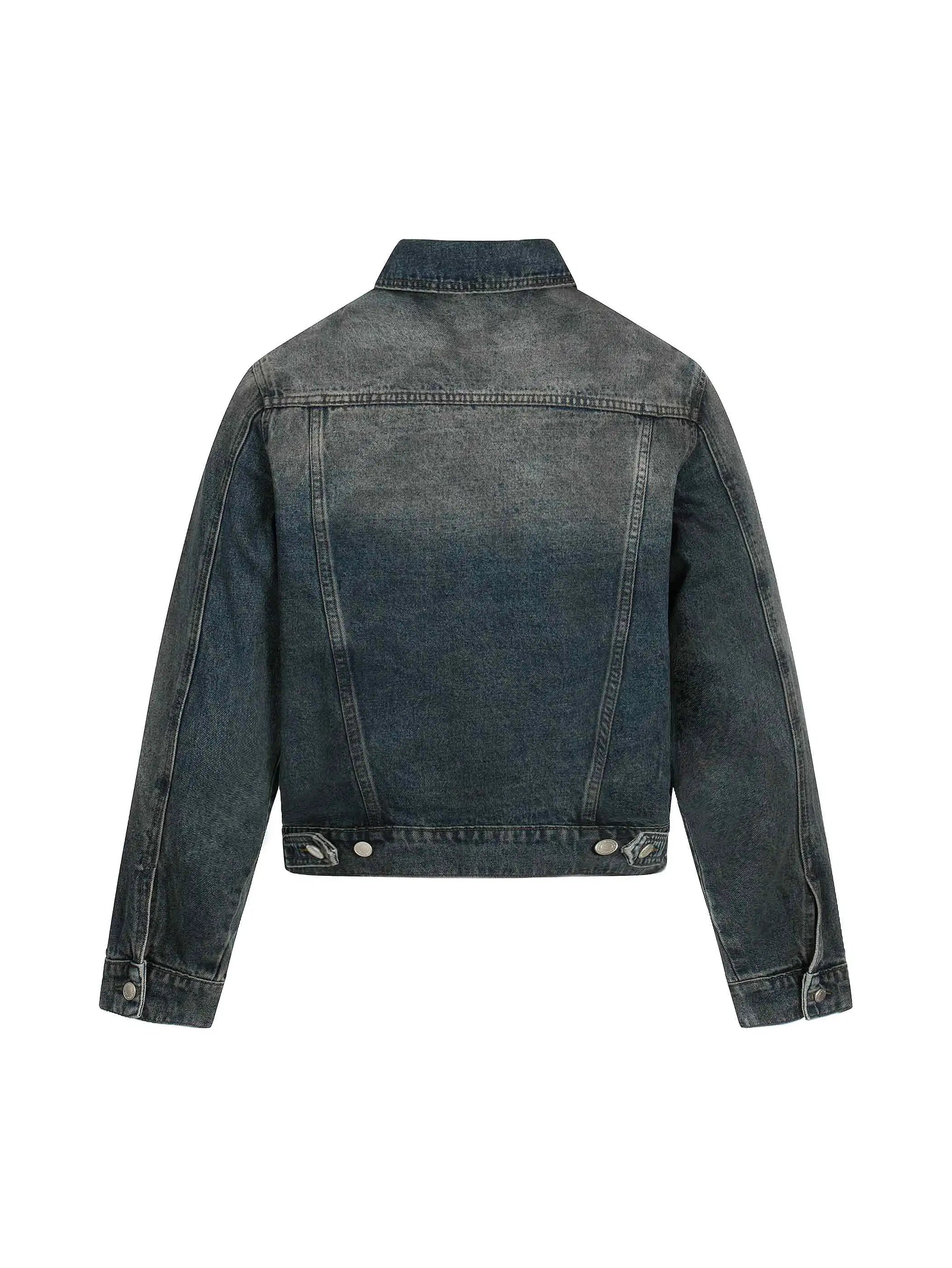 Classic Fade Denim Jacket-S1165