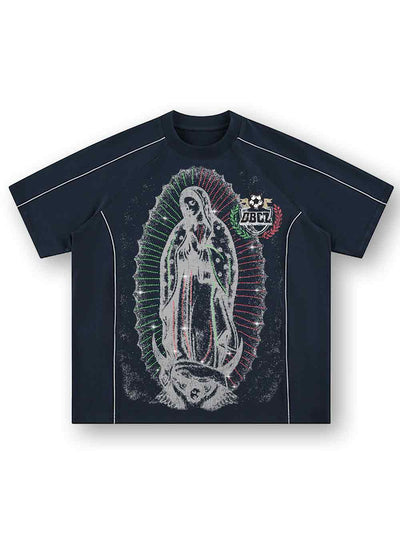 Iced Out Guadalupe Baggy Jersey-615