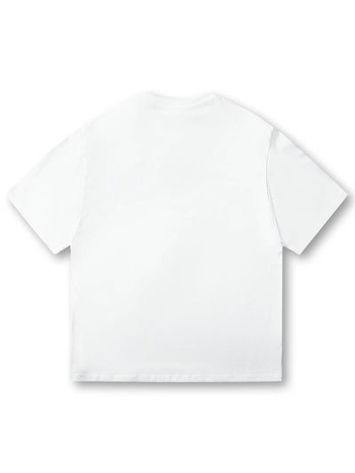 Trendy Studded Heart Devil Graphic T-Shirt -S140