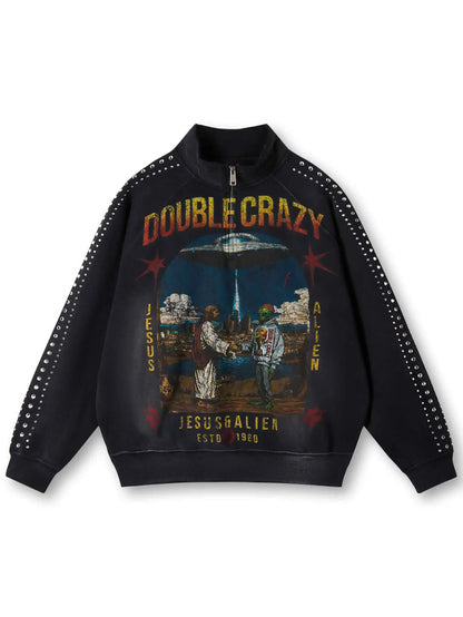 Jesus & Alien Connection Jacket-327