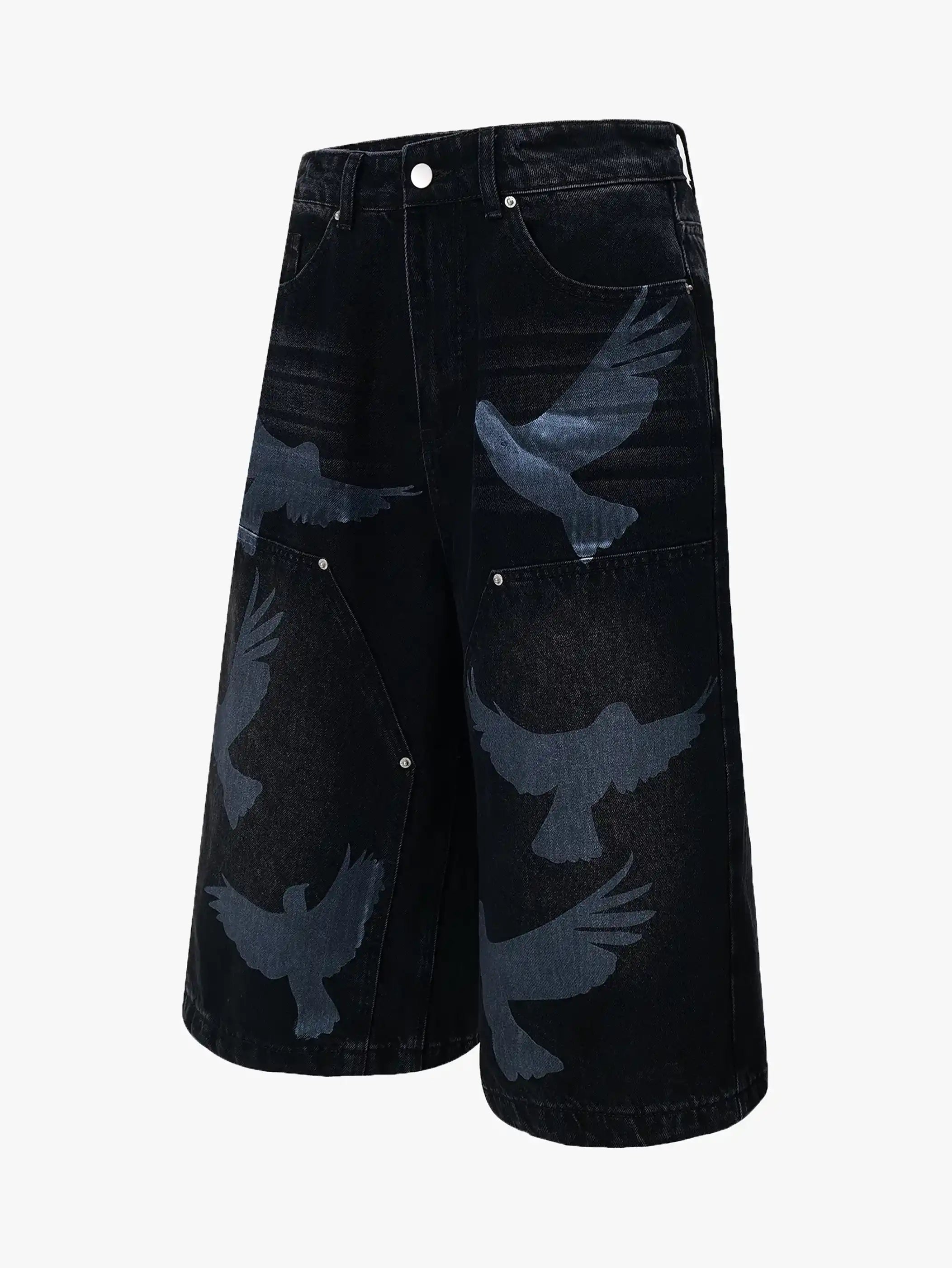 Bird Flight Denim Shorts - S966