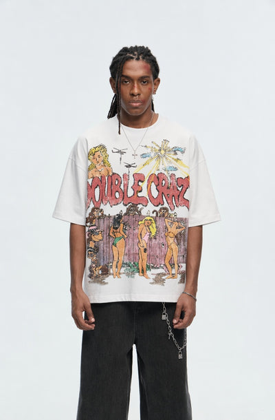 90s Vintage Bikini Graphic Tee-533