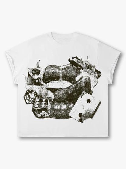 Rhinestone Tongue of Desire T-shirt-247