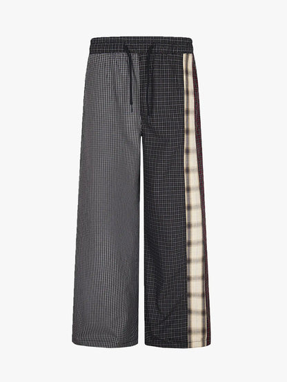 Plaid Patch Street Pants-S1060