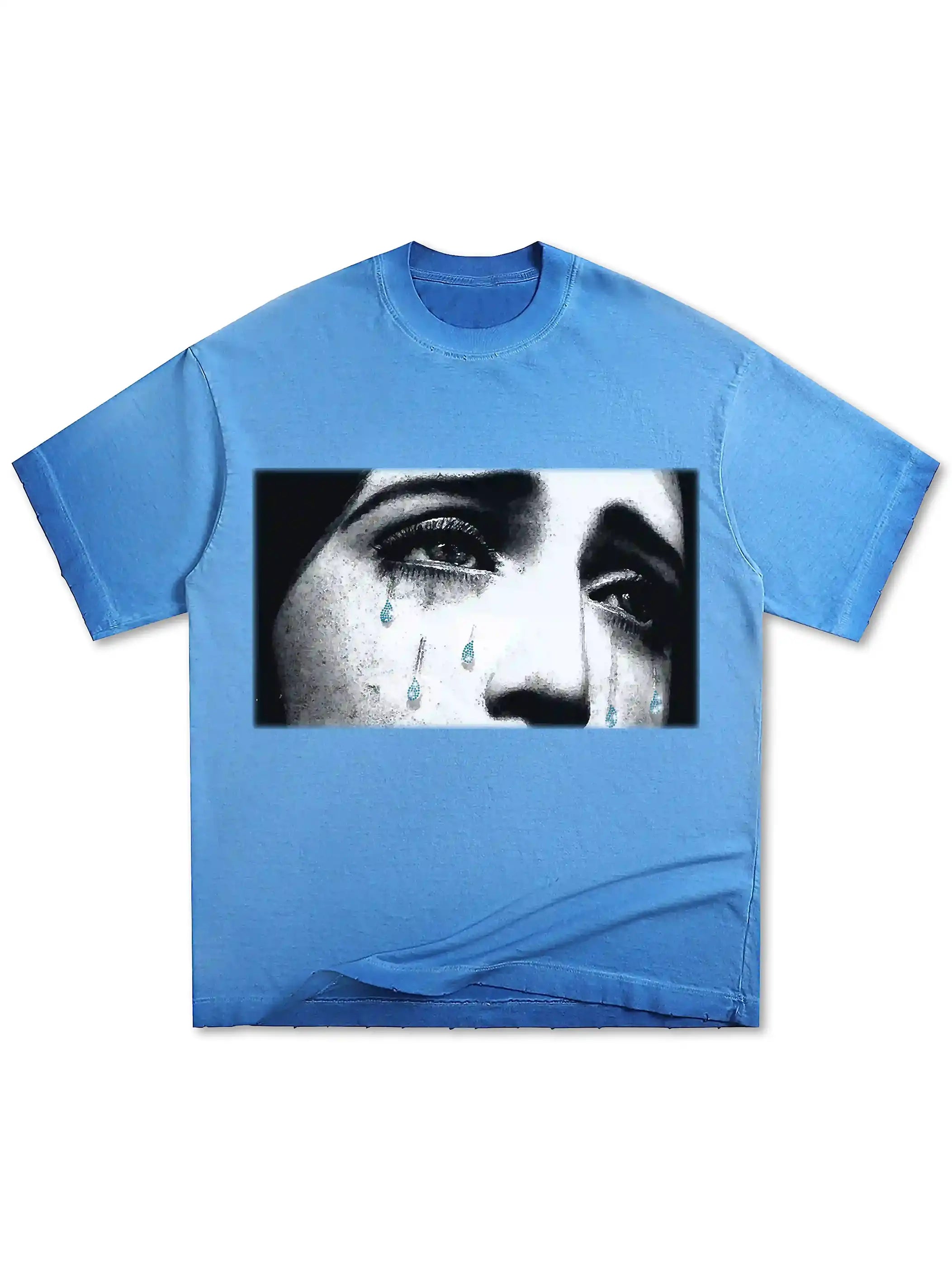 Sacred Icon with Tears T-shirt-242
