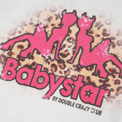 Leopard Devil Girl Baby Tee-651