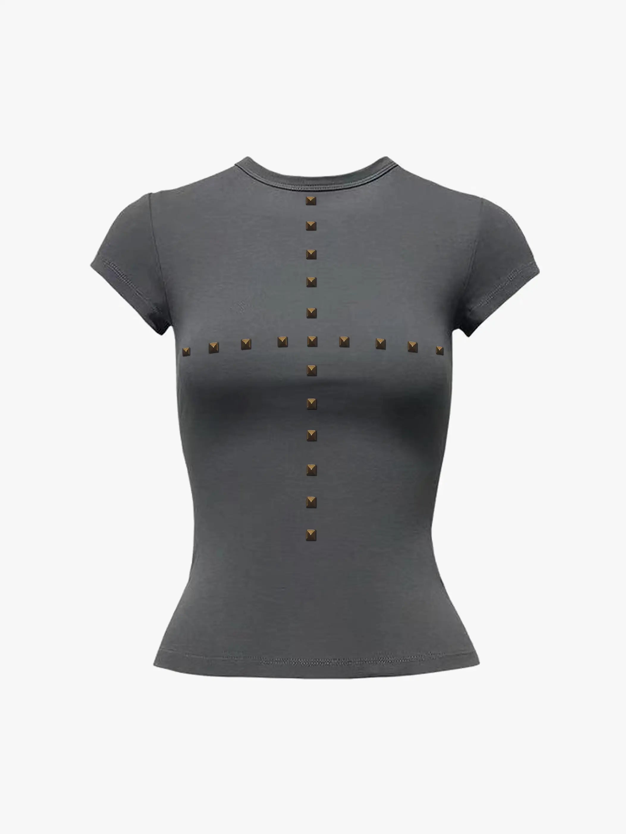 Radiant Cross Stud T-shirt-261