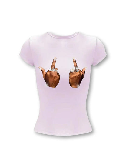 Radiant Cross Stud Baby Tee-268