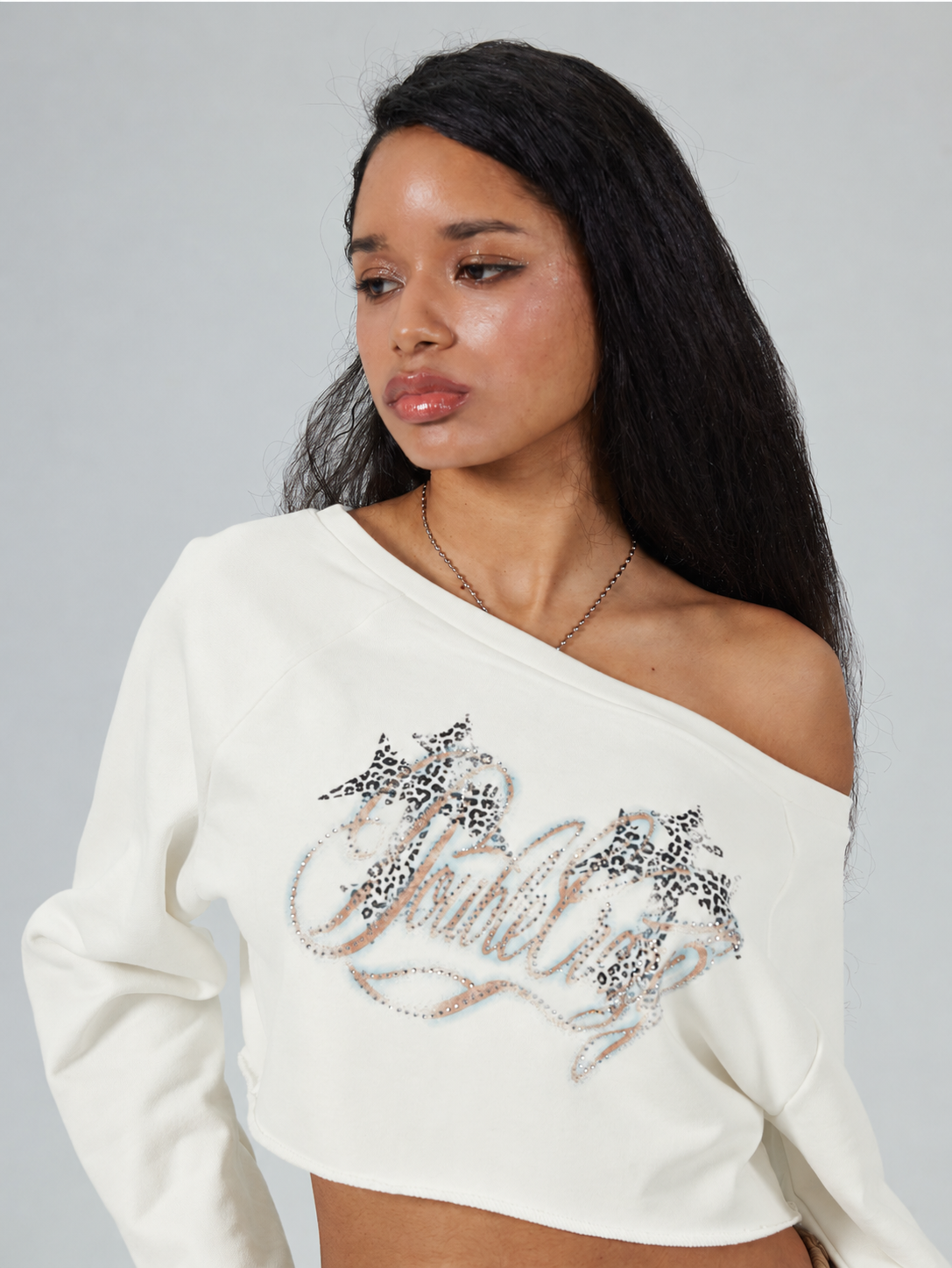 Leopard Star Off-the-shoulder-723