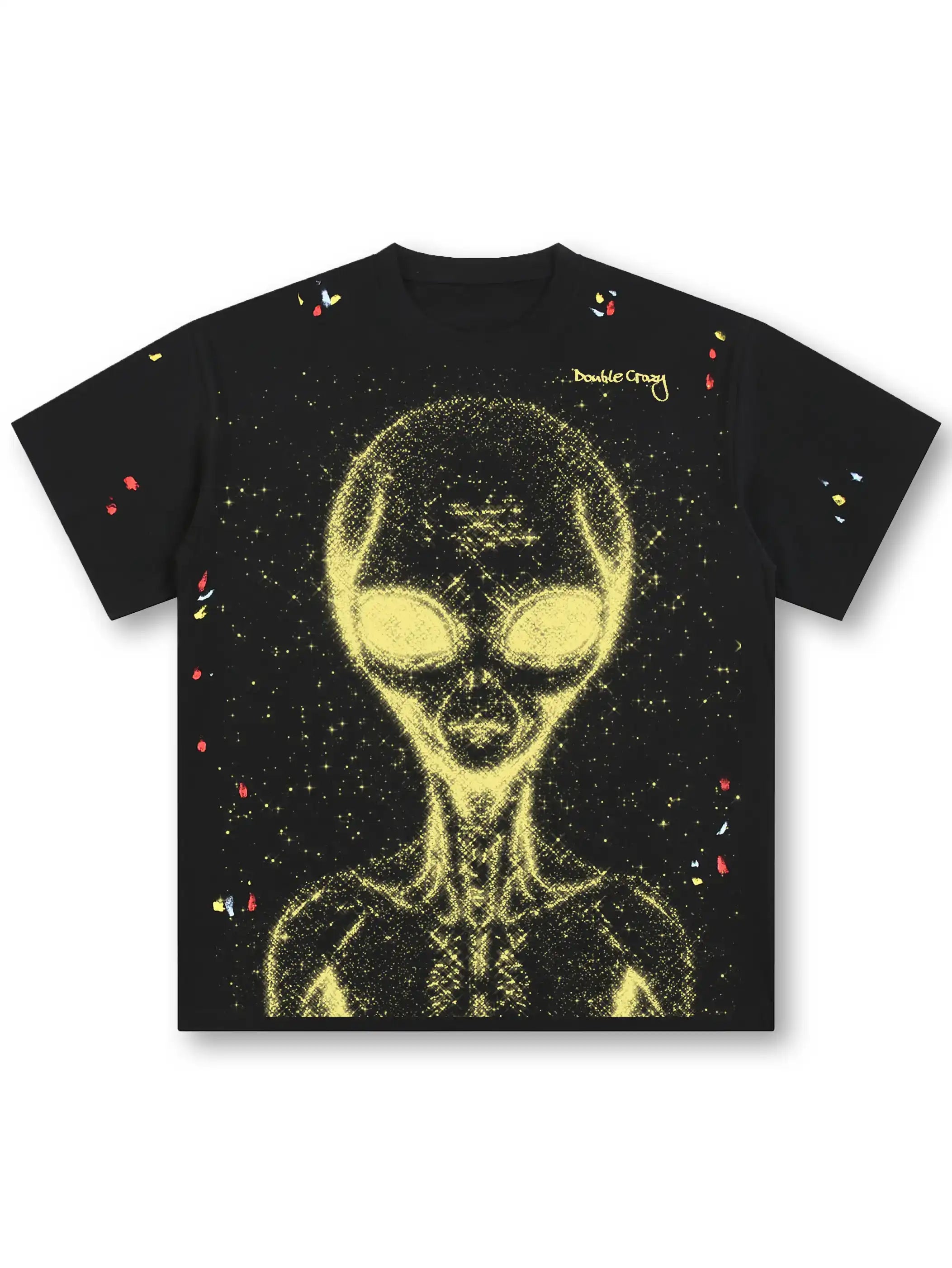 Galactic Alien Glow T-shirt-278