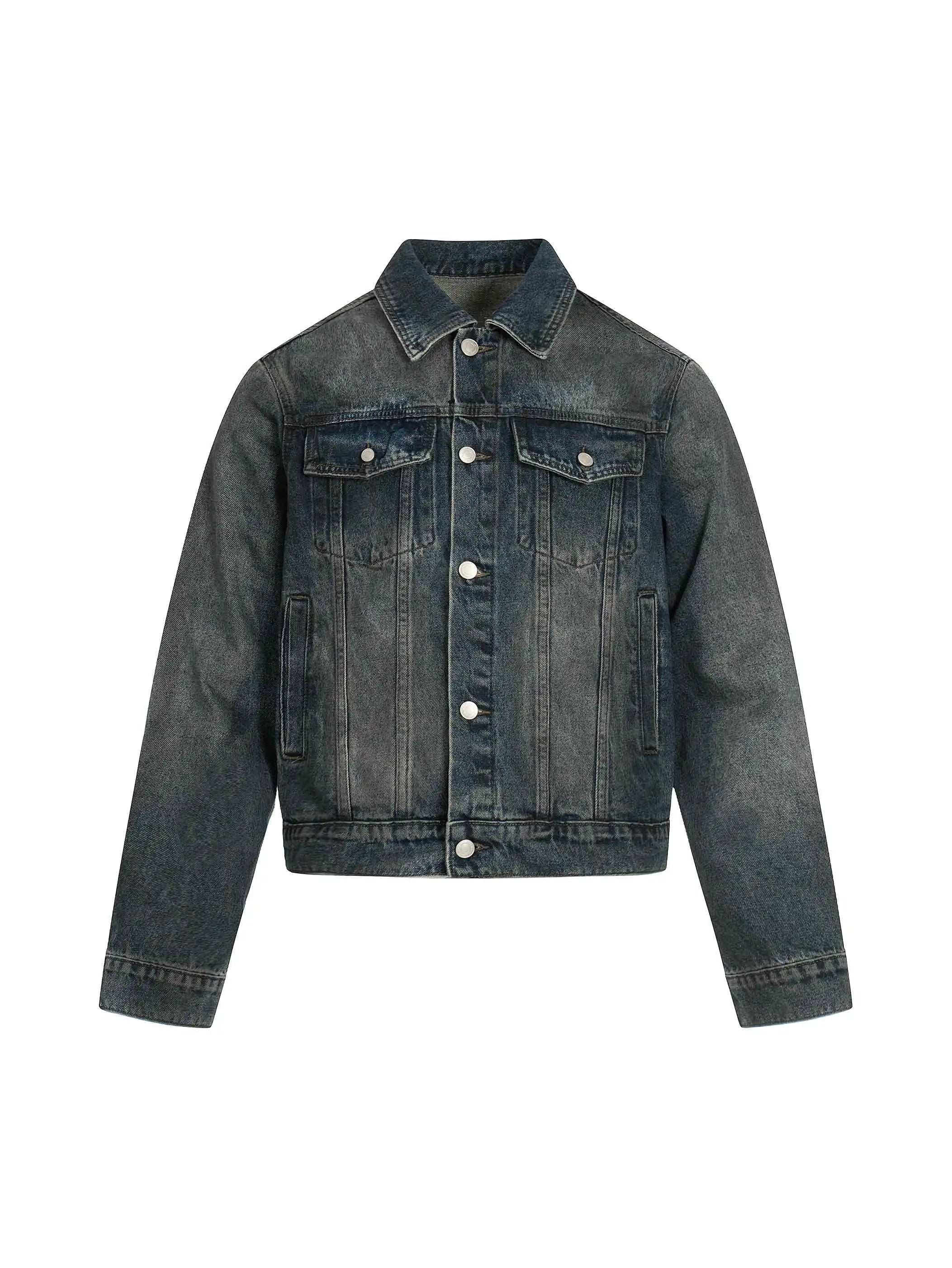 Classic Fade Denim Jacket-S1165