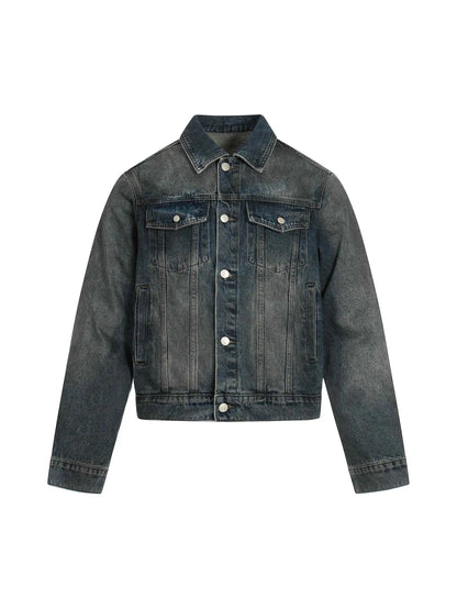 Classic Fade Denim Jacket-S1165