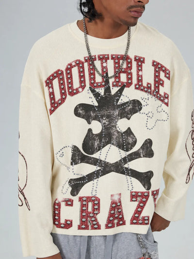Dark Grunge Crossbones L/S-685