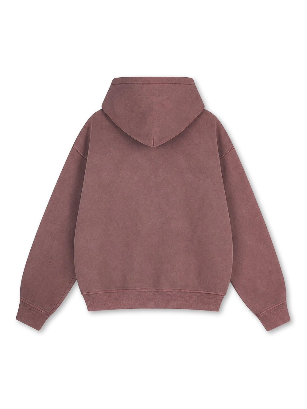 Snow Wash Foil Text Zip-Up-744
