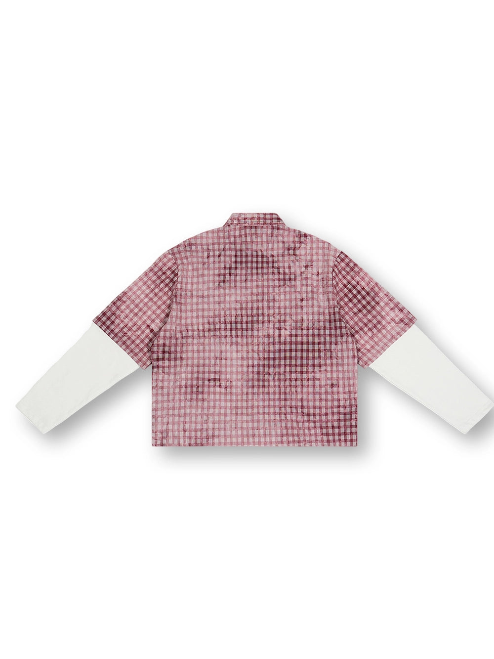 Studded Afro Plaid Shirt-703