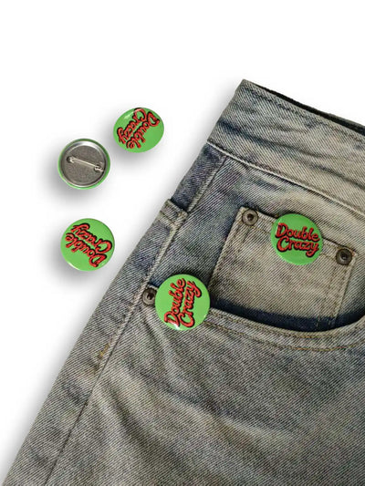 Double Crazy Bubble Font Pin-BJ-597