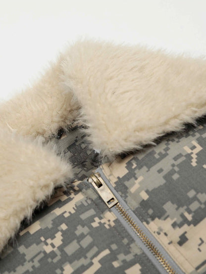 Fur Camo Rebellion Outerwear-S1164
