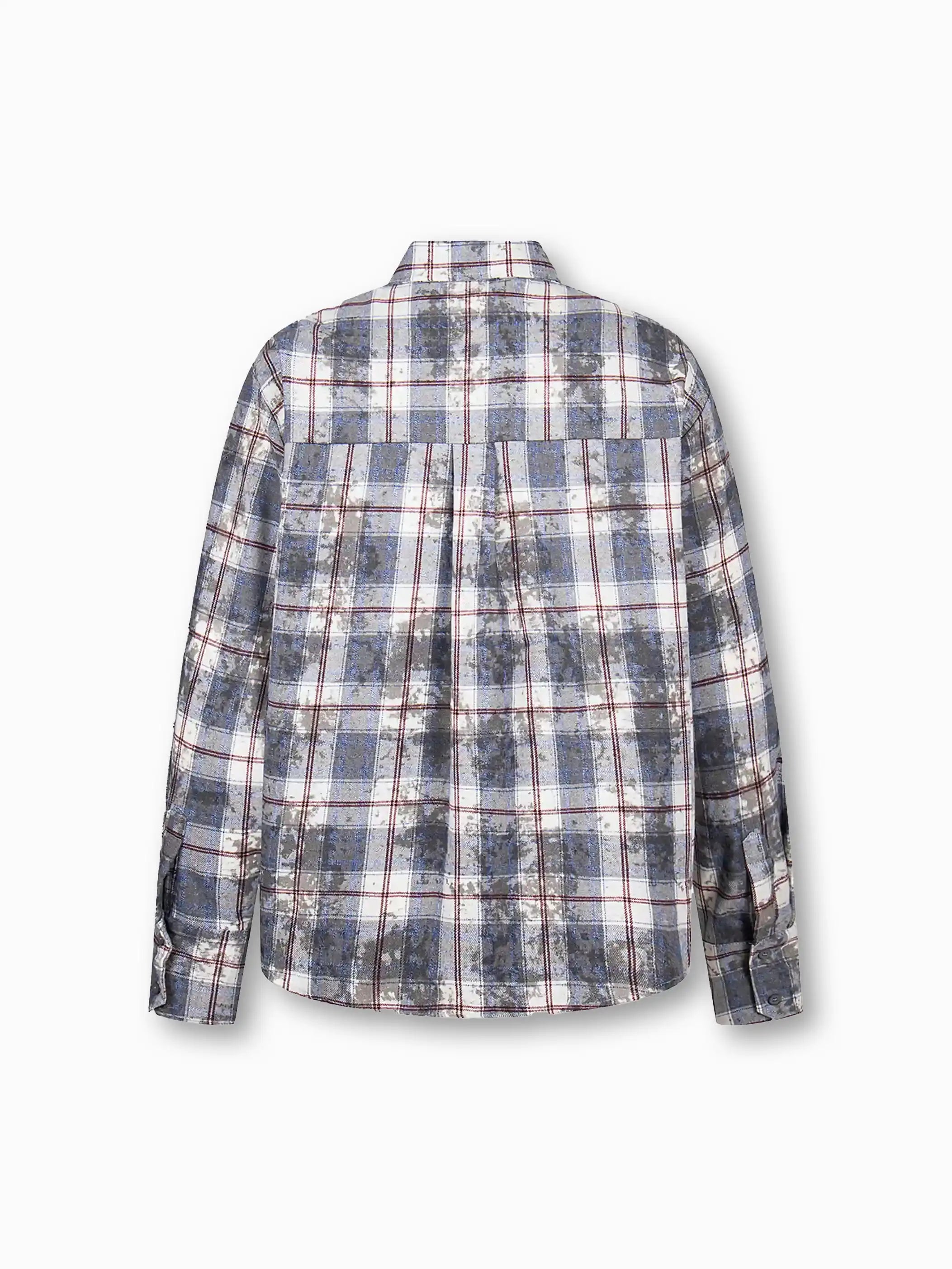 Graphic Plaid Street Shirt -s958