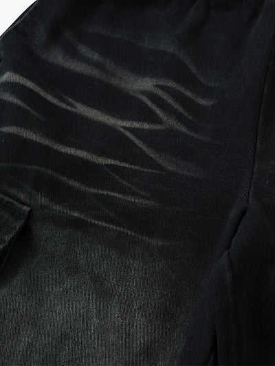 Street Casual Washed Pants-S1067