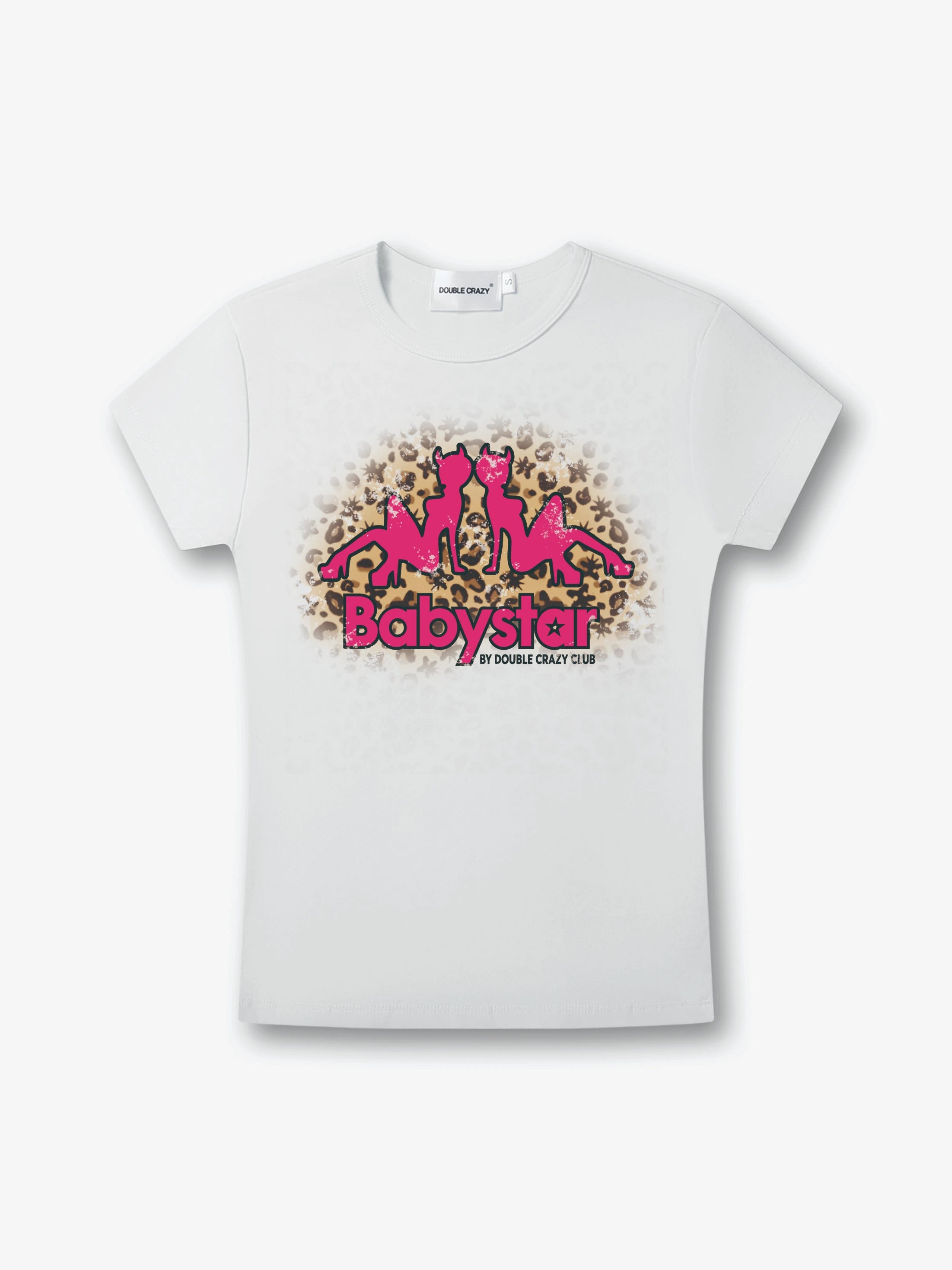Leopard Devil Girl Baby Tee-651