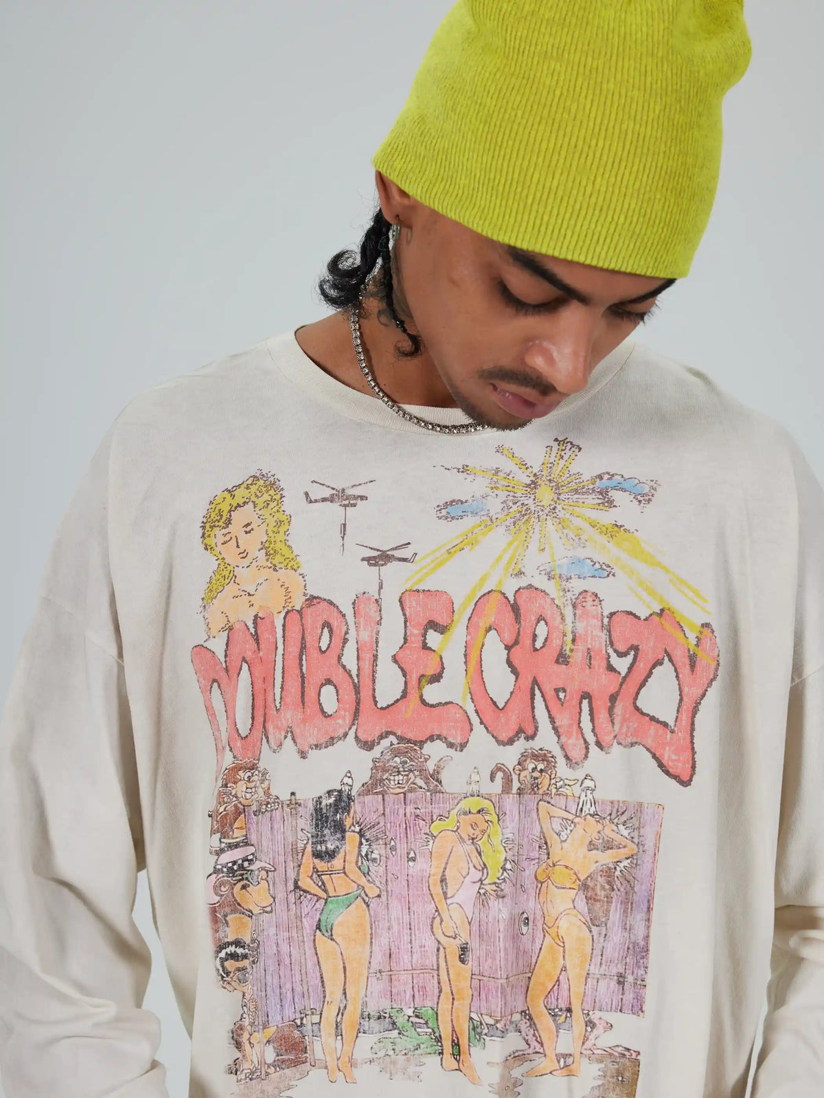 90s Bikini Comic Boxy L/S-715