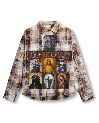 Redemption Cross Plaid Shirt-352