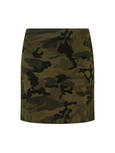 Minifalda con raya de camuflaje Y2K-S1215