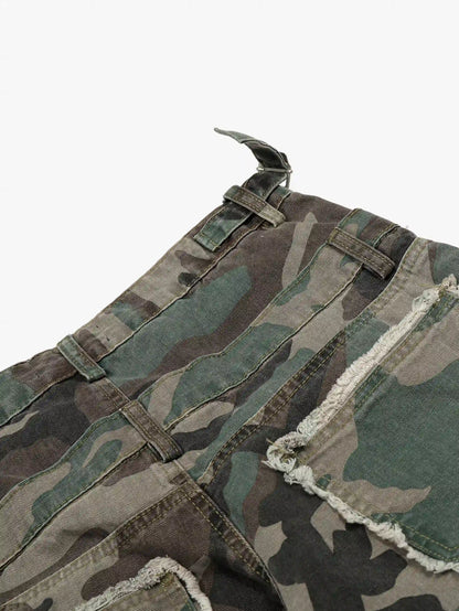 Apocalyptic Camo Dual Waistband Pants-S1075