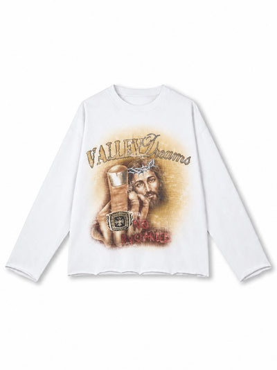 Camiseta de manga larga Flip Off-389