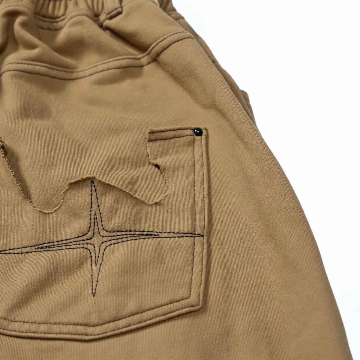 "Chaos" Slashed Sweats-795