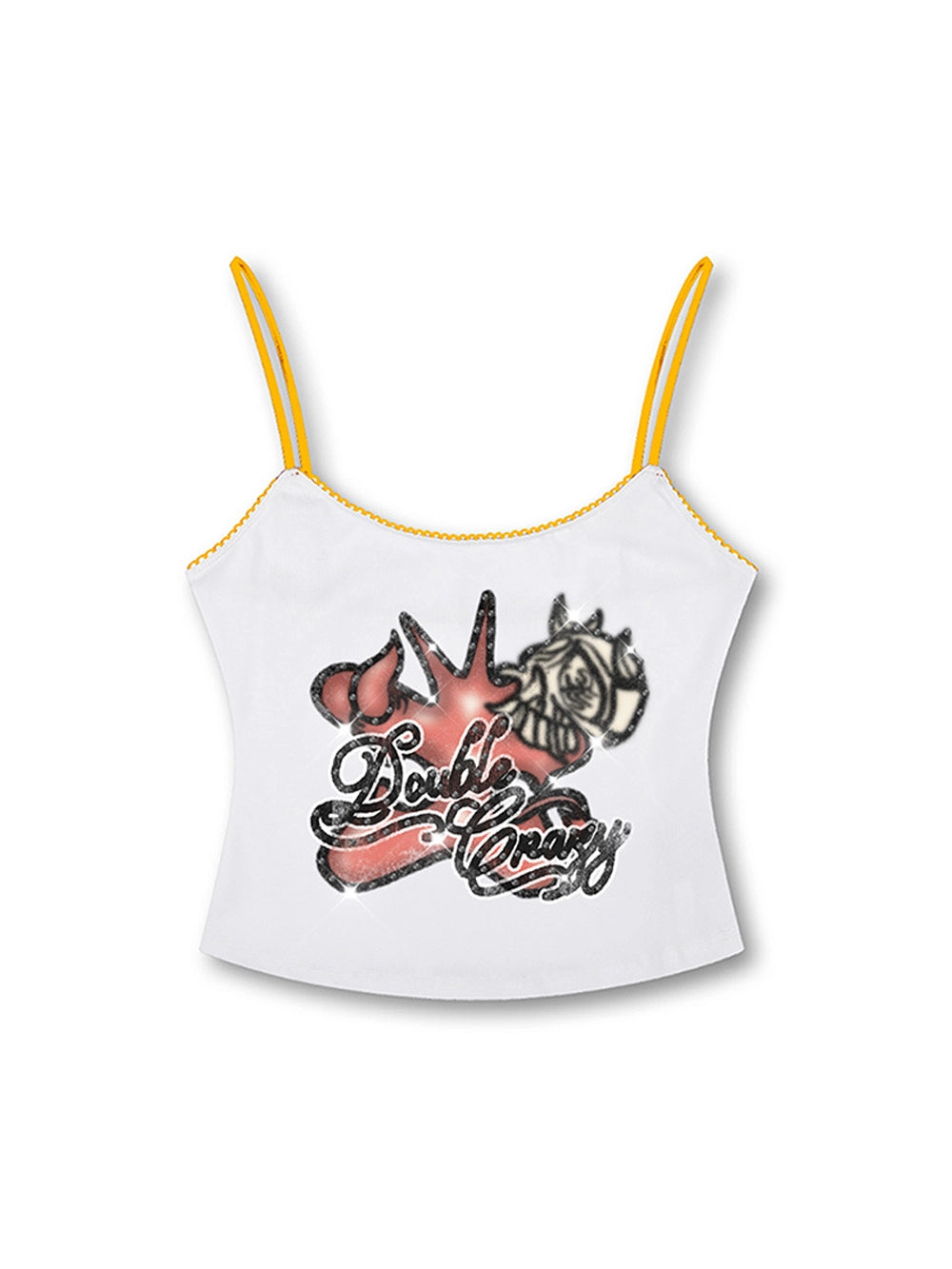 Rhinestone Skull Cami-700