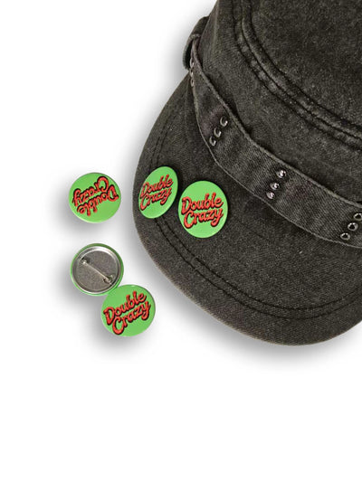 Double Crazy Bubble Font Pin-BJ-597