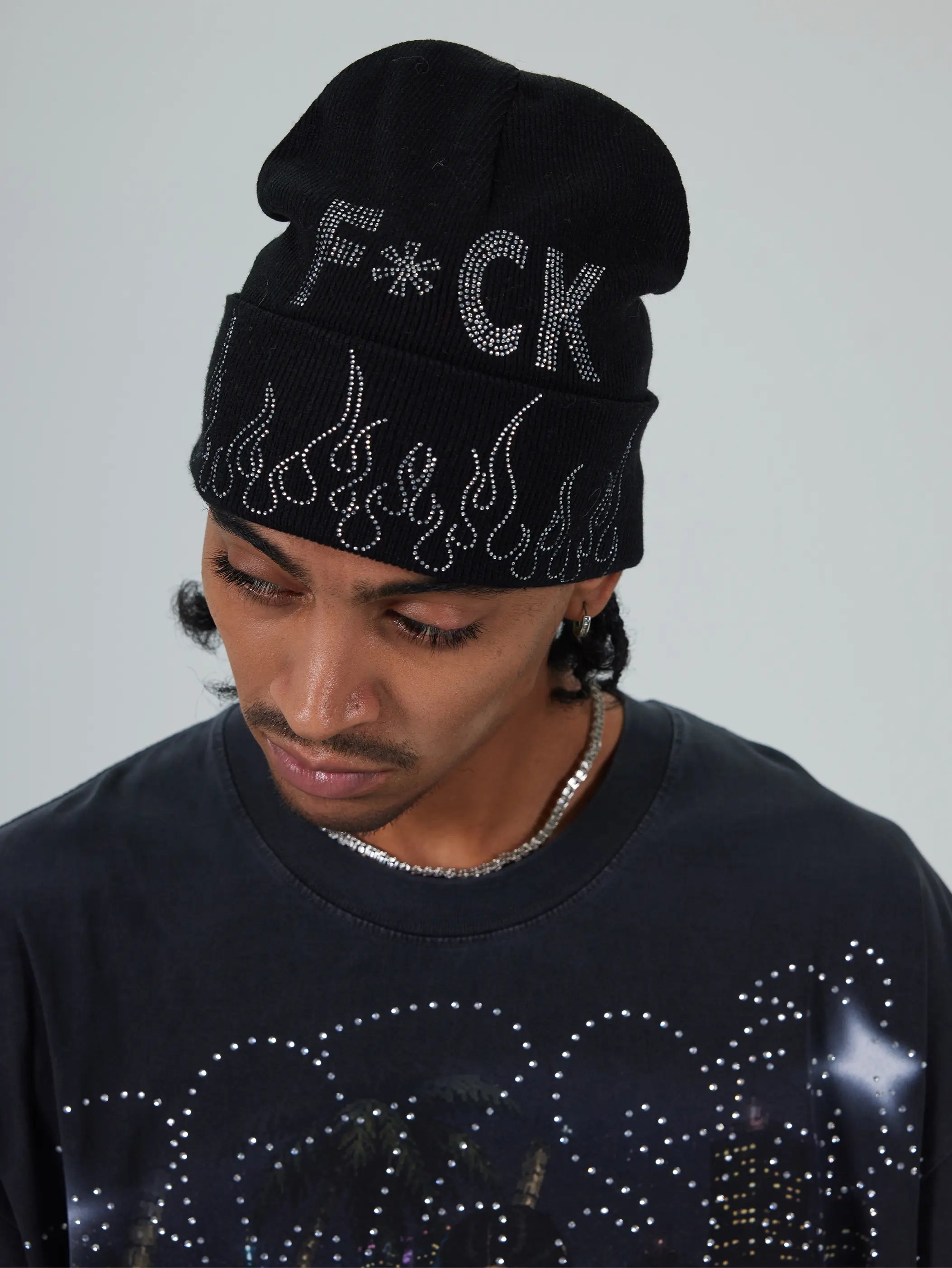 F*CK Flame Beanie-342