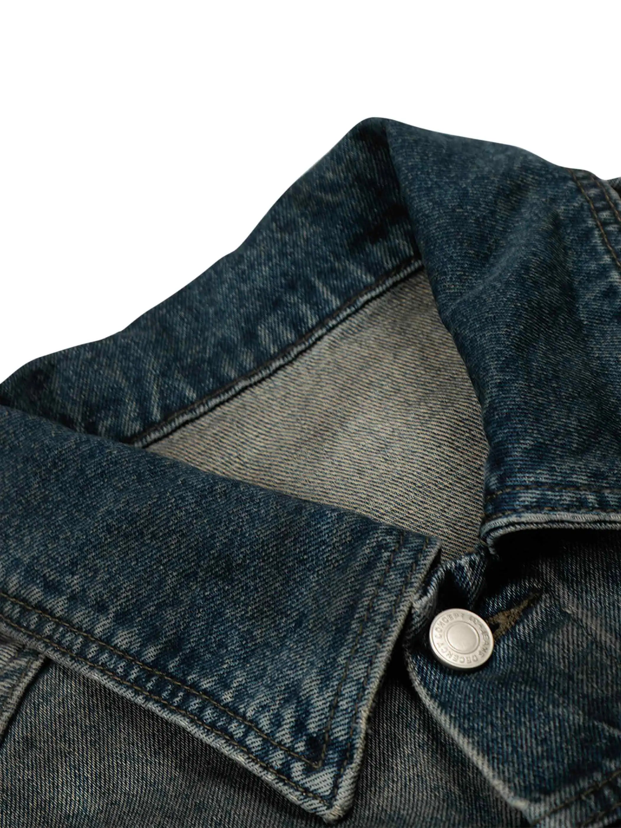 Classic Fade Denim Jacket-S1165