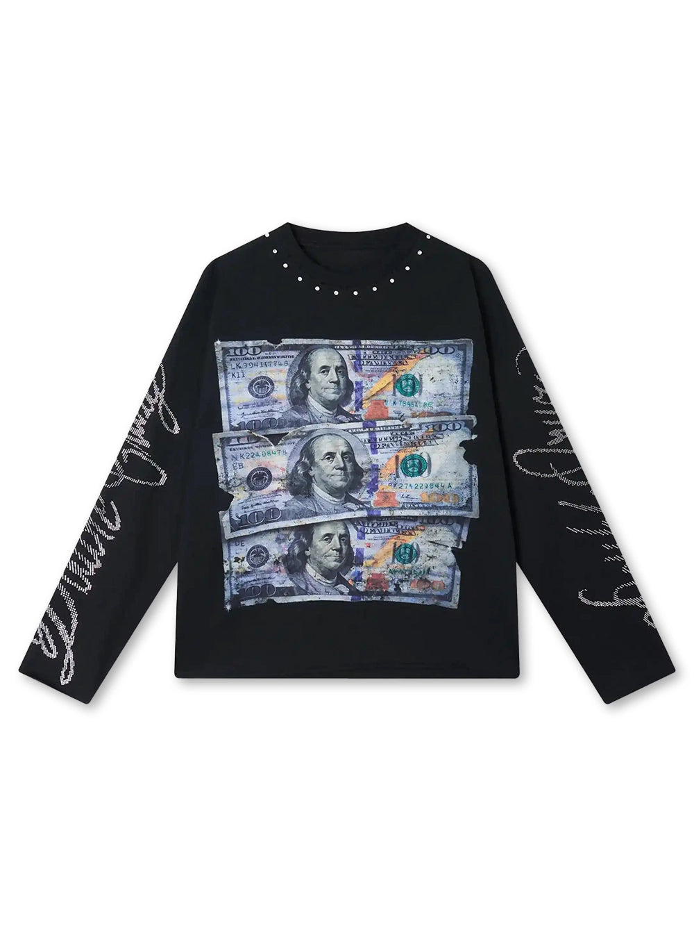 Camiseta de manga larga Dirty Money Streetwear-407