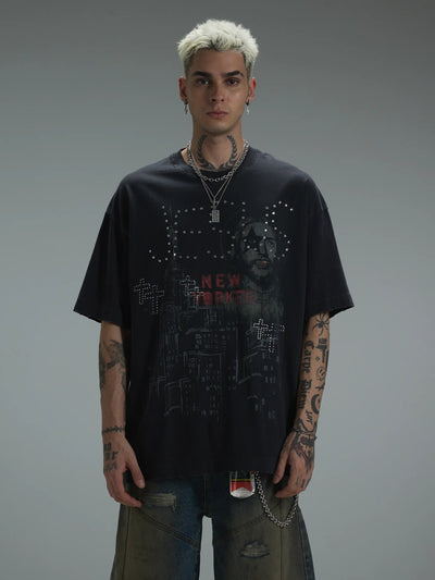 Camiseta trampa fe Nueva York-408T