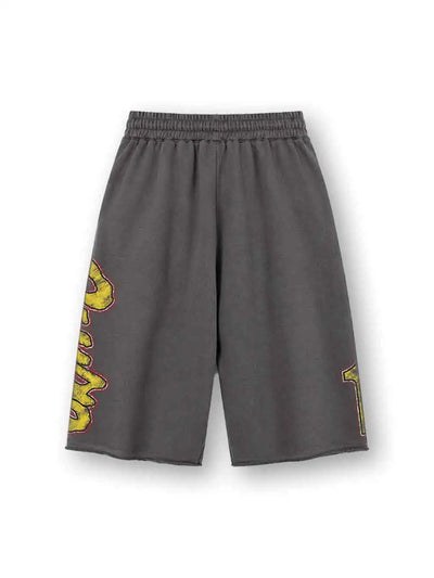 Pantalones cortos de dobladillo deshilachado Sparkle Script-630