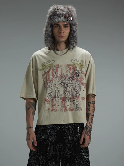 Angel Crest Graphic T-shirt-423