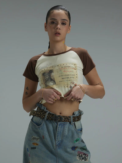 Boxy Y2K Archive Tee-429