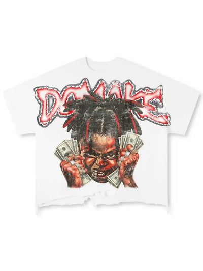 Iced Rage Distressed Tee-460