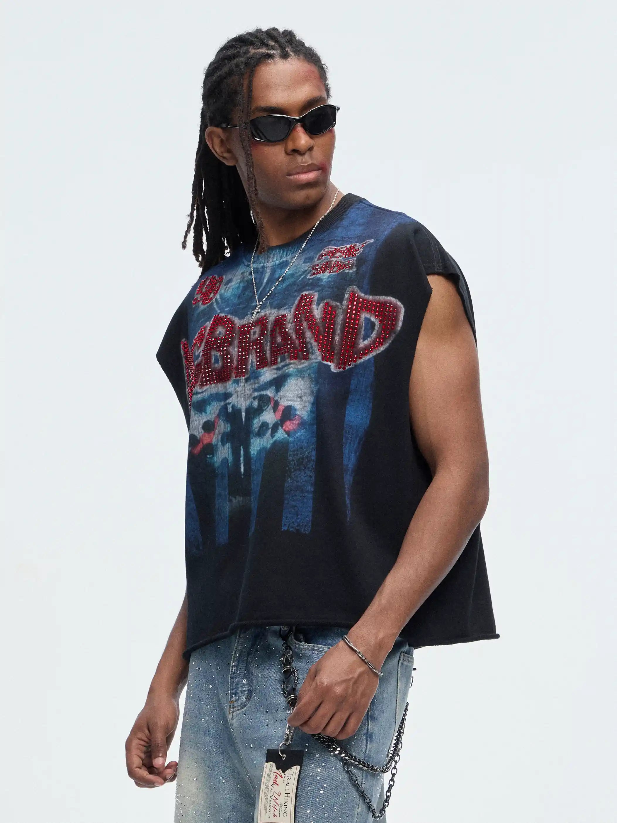 Ruby Saint Raw Edge Tank-466