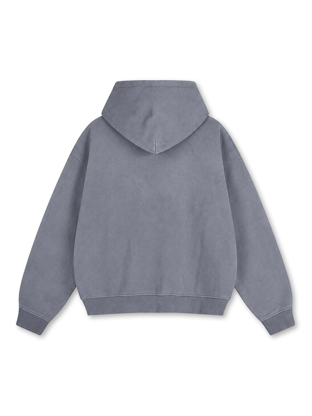 Snow Wash Foil Text Zip-Up-744