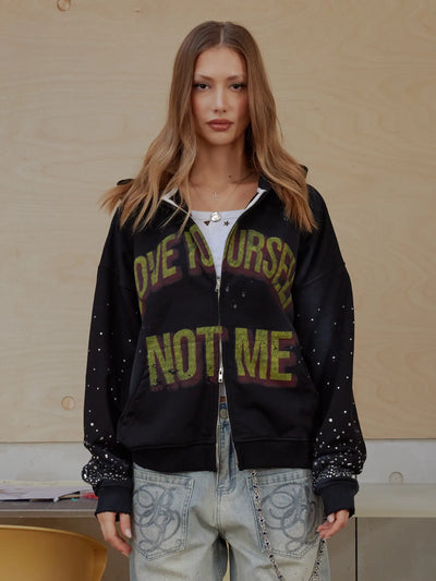 Self Love Hustle Hoodie-316