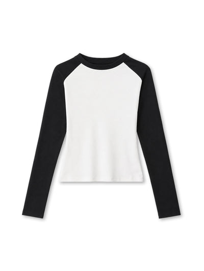 Contrast Hot Girls Raglan-710