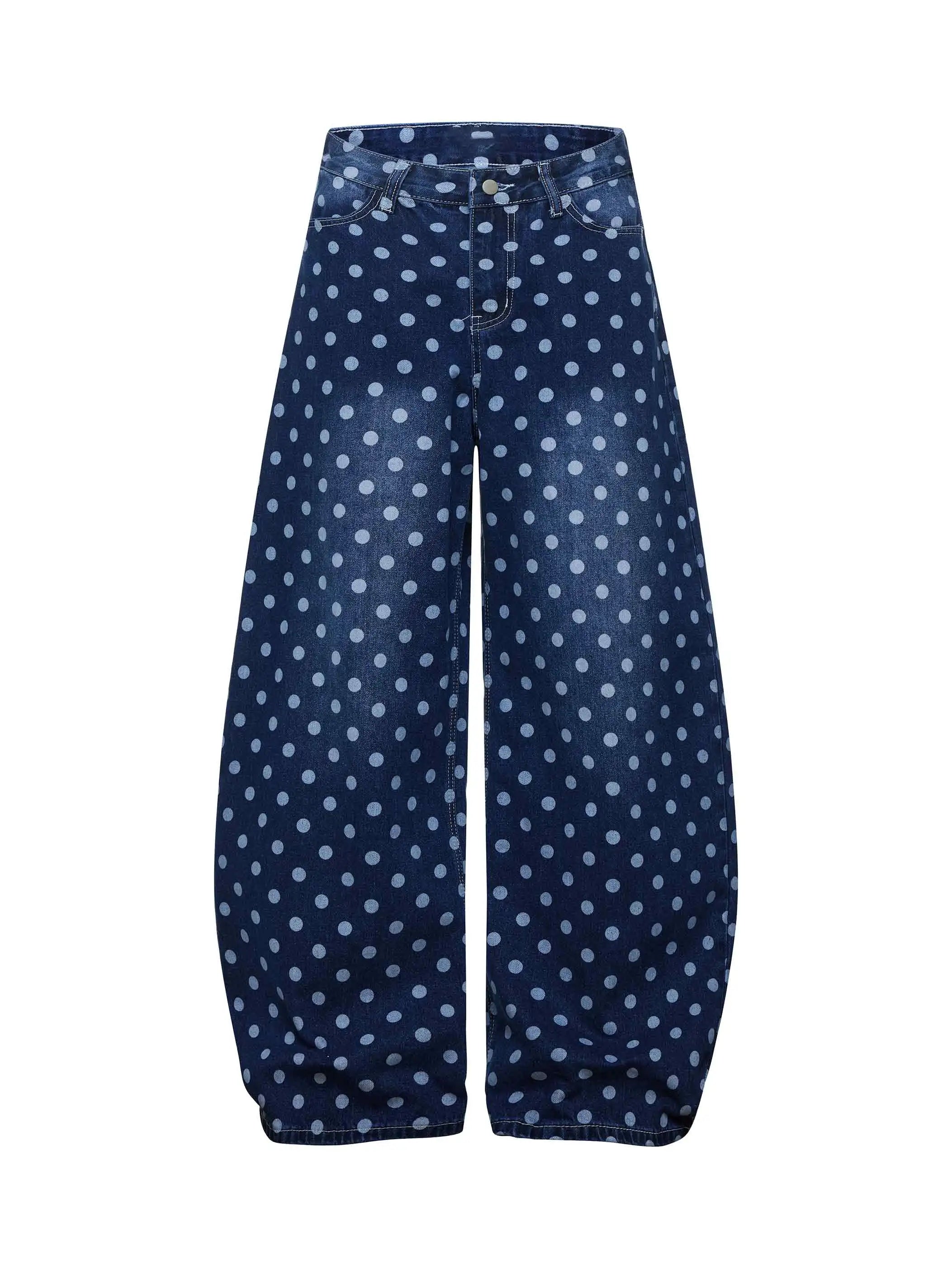 Retro Dotty Blade Pants-S1151