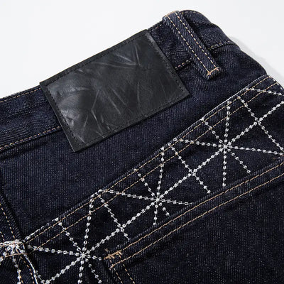 Vaqueros anchos geométricos Star Grid-S1237