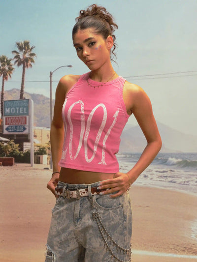 2001 Y2K Distressed Muscle Tank-524