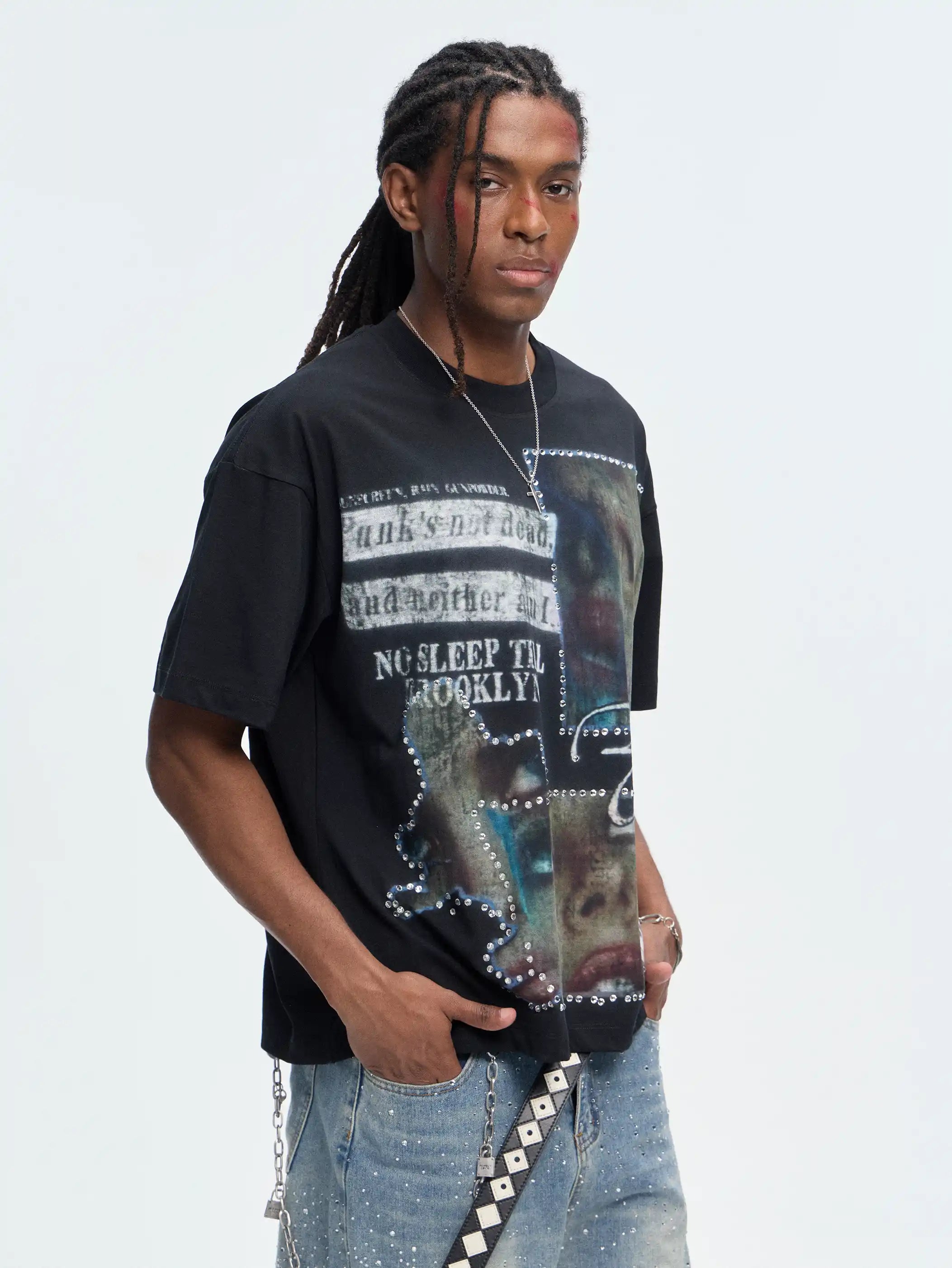 Ironic Bling Pretty Lies Sorona Tee-527